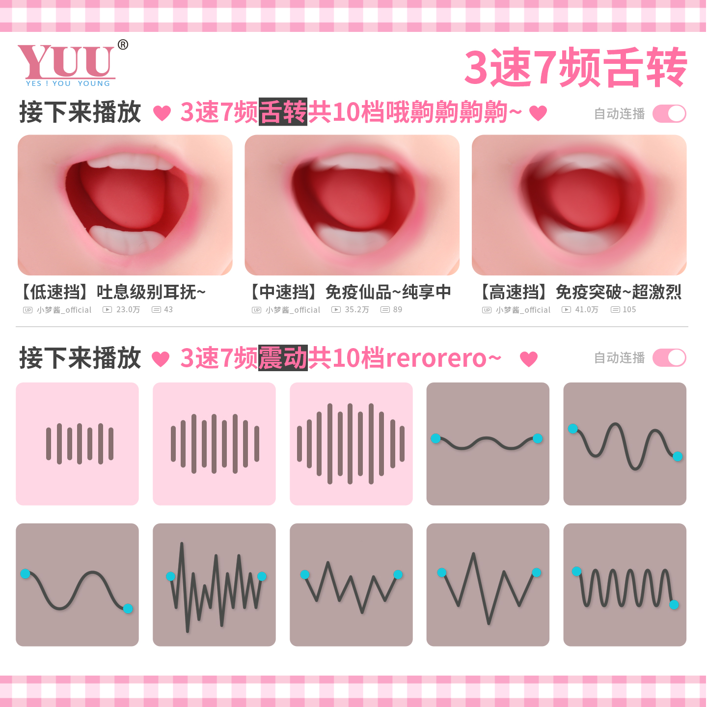YUU神口舌转辣妹口图包 detail