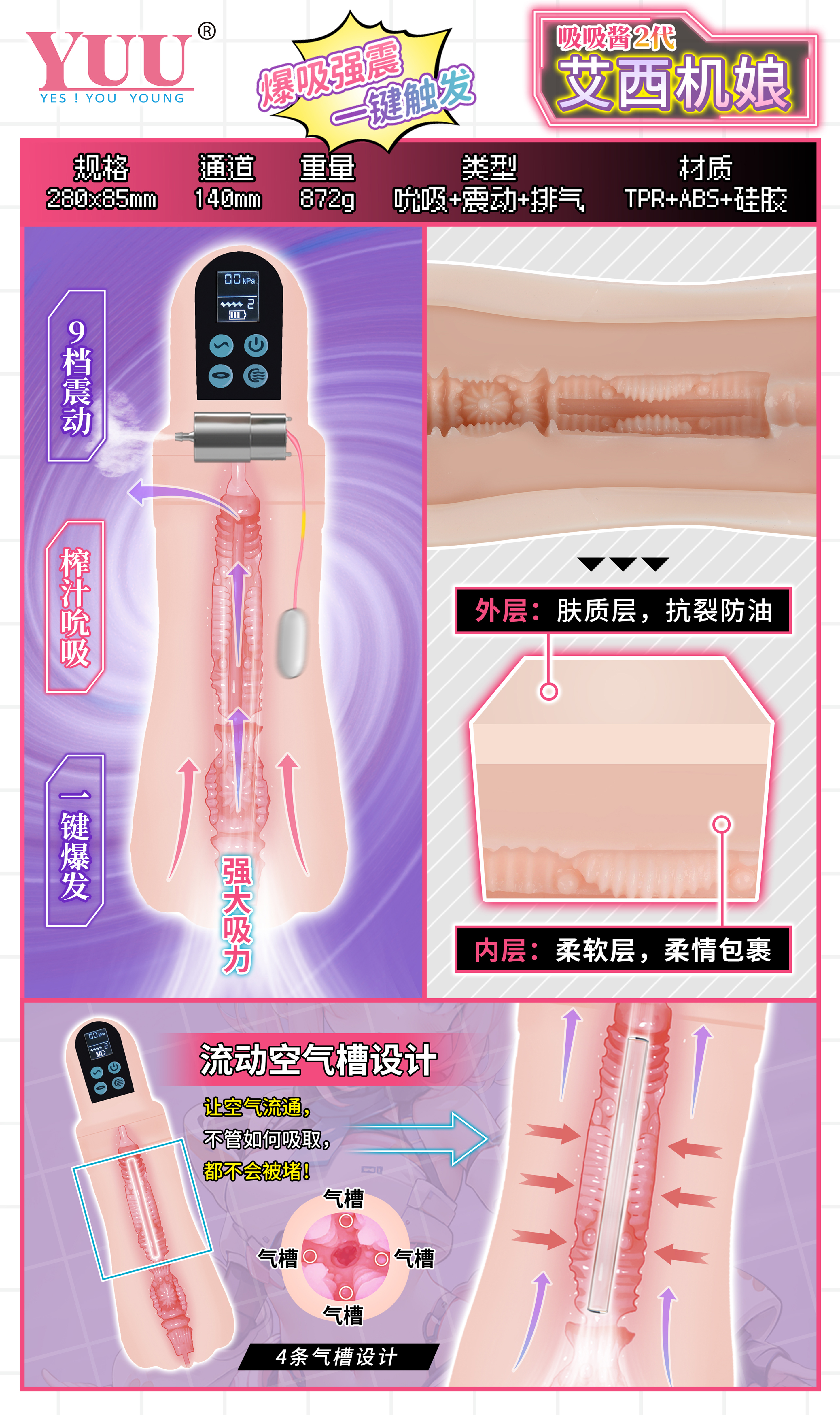 YUU吸吸酱二代艾西机娘 detail