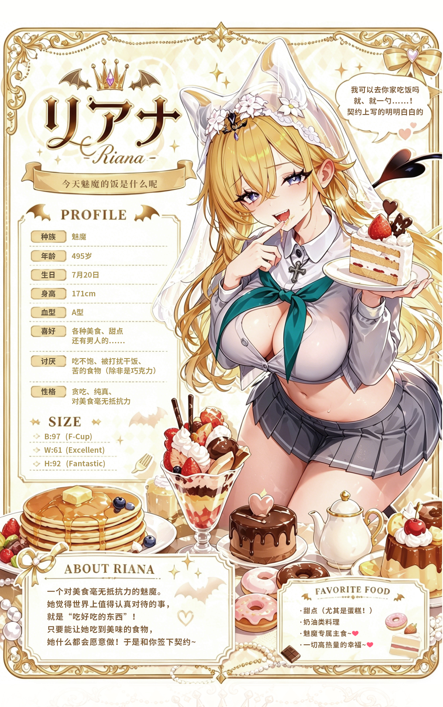 元气 Sukkubus Mund detail